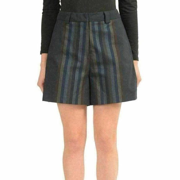 Just Cavalli Wool Striped Women's Casual Shorts